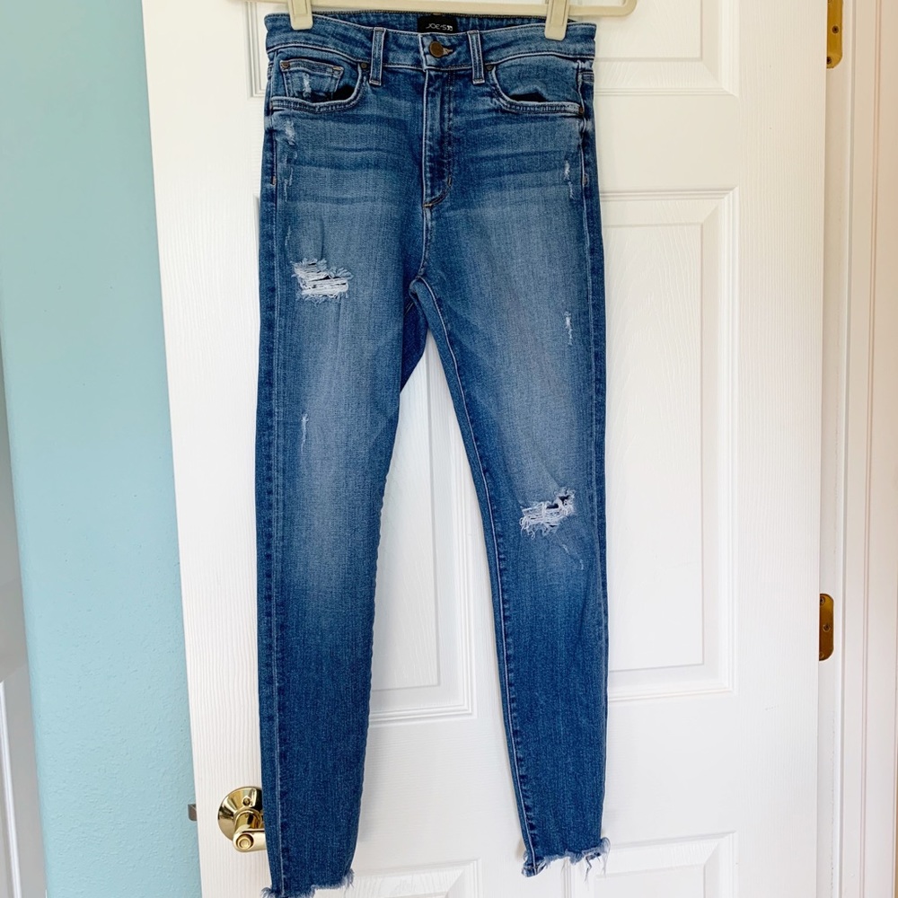 Joe’s Distressed Ankle Jeans